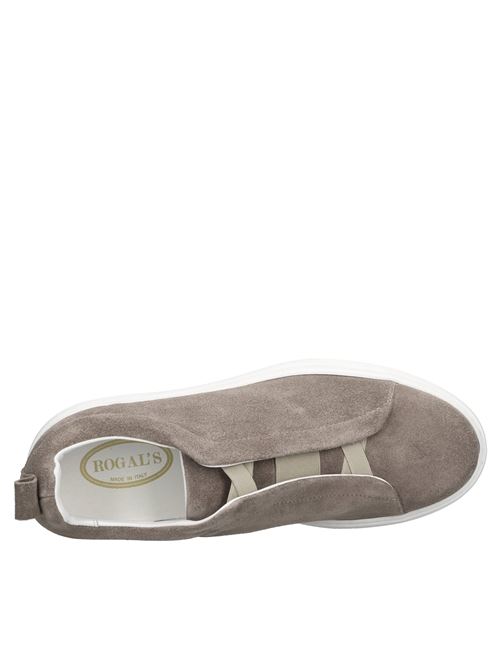Slip-on in camoscio ROGAL'S | URBAN 2 VELOURTAUPE